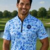 Pattern Blue mens shirt