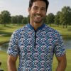 Tiki Blue shirt