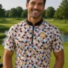 Multi Colour diamond pattern mens shirt