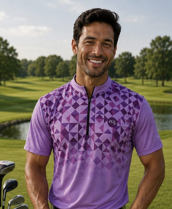 Purple fade mens shirt