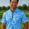 Pattern Blue mens shirt