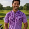 Purple fade mens shirt